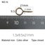 Mini Eye Pins Eyepins Hooks Eyelets Screw Threaded Metal Metal Jewelry Pe CHK12N Carousel 19