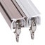 1pack Alloy Plastic Curtain Wheel Rail Straight Curved Track Rollers Hang CHK12N Carousel 2