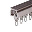 1pack Alloy Plastic Curtain Wheel Rail Straight Curved Track Rollers Hang CHK12N Carousel 30