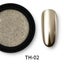 Holographic Nails Chrome Powder Rainbow Mirror Effect Glitter Dust Multi CHK12N Carousel 24