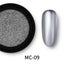 Holographic Nails Chrome Powder Rainbow Mirror Effect Glitter Dust Multi CHK12N Carousel 27