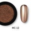 Holographic Nails Chrome Powder Rainbow Mirror Effect Glitter Dust Multi CHK12N Carousel 19