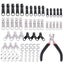 85pcs/set Zipper Repair Kit Sewing Jacket Slider Install Plier Metal Lock CHK12N Carousel 1