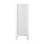 Oikiture Bathroom Cabinet Floor Cupboard Slim Laundry Storage Rattan Door White Carousel 6