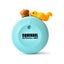 Cartoon Animal Vegetable Shape 60 Minute Timer Easy Operate Kitchen Timer CHK12N Carousel 7