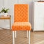 Anyseat Chair Cover Orange Knitted Design with Anti-Dirt and Elastic Material... Carousel 3