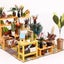 DIY Miniature House Kit Greenhouse, Tiny House Kit for Adults(Cathy's house) Carousel 4
