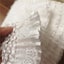 7CM Wide White 3D Lace Applique Embroidery Collar Ribbon Elastic Ruffle T CHK12N Carousel 4