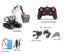 Huina 1594 1:14 2.4Ghz Metal 22CH RC Truck Remote Excavator Truck Remote Control Carousel 9