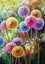 5D Diamond Painting Kit Parrot Deer Animal Mosaic DIY Dandelion Diamond E CHK12N Carousel 5
