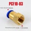 PCF Air Pipe Fitting 4 6 8 10 12mm Hose Tube 1/8" 3/8" 1/2" BSP 1/4" Fema CHK12N Carousel 17
