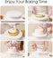 32CM Cake Turntable Cake Stand - Rotatable Cake Decorating Turntable Cake Stand Carousel 4