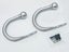 Set of 2 Ball Drapery Curtain Tie Backs / Holdbacks - Silver Large Carousel 1