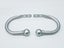 Set of 2 Ball Drapery Curtain Tie Backs / Holdbacks - Silver Large Carousel 2