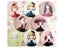 2pcs/lot Girl Mini Makeup Mirror Cosmetic Compact Mirror Pocket Mirror Carousel 1