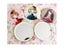 2pcs/lot Girl Mini Makeup Mirror Cosmetic Compact Mirror Pocket Mirror Carousel 6