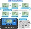 Solar Charge Controller 30A , 30A 12V/24V LCD Display Solar Charge Controller Carousel 3