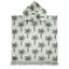 Bambury Kids Palm Poncho Hooded Beach Towels|Quick Drying - Sage Carousel 1