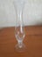 Etched glass vase Carousel 1