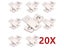 20 Sets Strong Magnetic Cabinet Door Catches Furniture Magnet Stops Carousel 2