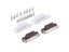 5pcs/lot Magnetic Catches W/screws Small Metal Cabinet Door Cupboard Preventing Carousel 8