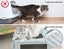Pawz Foldable Cat Litter Box Tray Enclosed Kitty Toilet Hood Hair Grooming Blue Carousel 3