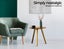 Levede Side Table Coffee Bedside End Tables Antique Storage Modern Plant Stand Carousel 8