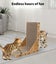 Pawz Cat Scratcher Scratching Board Corrugated Cardboard Scratch Bed Toy Pad Mat Carousel 5