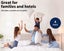 Dreamz Pillows Bed 4 Pack Home Hotel Soft Family Cotton Cover Standard Size Firm Carousel 7