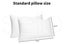 Dreamz Pillows Bed 4 Pack Home Hotel Soft Family Cotton Cover Standard Size Firm Carousel 8