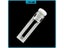 Micro Quartz Cuvette Slit 4mm 1400ul PTFE Sealing Sintering Tech Acid Alkali Carousel 3