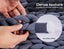 Dreamz Knitted Weighted Blanket Chunky Bulky Knit Throw Blanket 6.5KG Dark Grey Carousel 7