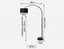 Emitto Modern LED Floor Lamp Reading Light Free Standing Adjustable Marble Base Carousel 7
