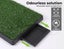 Pawz Indoor Dog Potty Training Tray Pet Grass Toliet Loo 2x Mat Large Portable Carousel 6