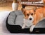Pawz Pet Bed Dog Beds Mat Cushion Soft Pad Pads Mats M L XL XXL Black Carousel 4