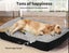 Pawz Pet Bed Dog Beds Mat Cushion Soft Pad Pads Mats M L XL XXL Black Carousel 5