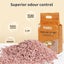 Pawz 2.5kg Tofu Cat Litter Clumping Flushable Fast Super Absorben Peach x2 Carousel 6