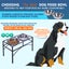 Pawz Dual Elevated Raised Pet Dog Feeder Bowl Stainless Steel Food Water Stand Carousel 7