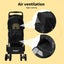 Pawz 4 Wheels Pet Stroller Dog Cat Cage Puppy Pushchair Travel Walk Carrier Pram Carousel 6