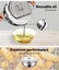 Toque 20cm Japanese Deep Frying Pot Stainless Steel Tempura Fryer Fry Pan Silver Carousel 6