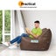 Marlow Bean Bag Chair Cover PU Indoor Home Game Lounger Seat Lazy Sofa Large Carousel 3