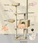 Pawz Cat Tree Toy Scratching Post Scratcher Tower Condo Wooden House Cream 130cm Carousel 8