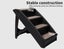 Pawz Pet Ramp Indoor Dog Steps Stair Portable Foldable Ladder For Bed Sofa Black Carousel 5