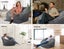 Marlow Bean Bag Chair Cover Soft Velvet Home Game Seat Lazy Sofa Cover Large Carousel 8
