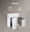 Dutxa Brass Shower Mixer Tap Cold Hot Bathroom Laundry Faucet Valve Chromed Carousel 4