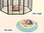 Pawz Pet Cooling Mat Dog Bed Cat Summer Self-cold Gel Sofa Carrot-Round M L Carousel 5
