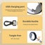 Pawz LED Dog Leash Lead Walking Rope Flashlight Heavy Duty Nylon Extendable 2m Carousel 8
