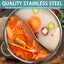Toque Stainless-Steel 36cm Twin Mandarin Duck Hot Pot Induction Cookware W/Lid Carousel 3