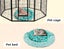 Pawz Pet Cooling Mat Dog Bed Cat Summer Self-cold Gel Palm leaf-Round M L Carousel 5