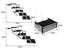 Pawz 5 Steps Dog Ramp Adjustable Height Stair Car Dog Folding Portable Aluminium Carousel 8